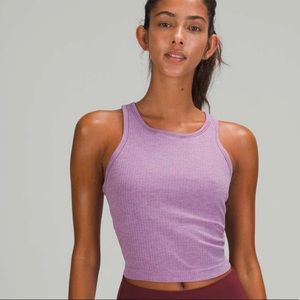 Lululemon Ebb to Street Racerback Crop Tank
